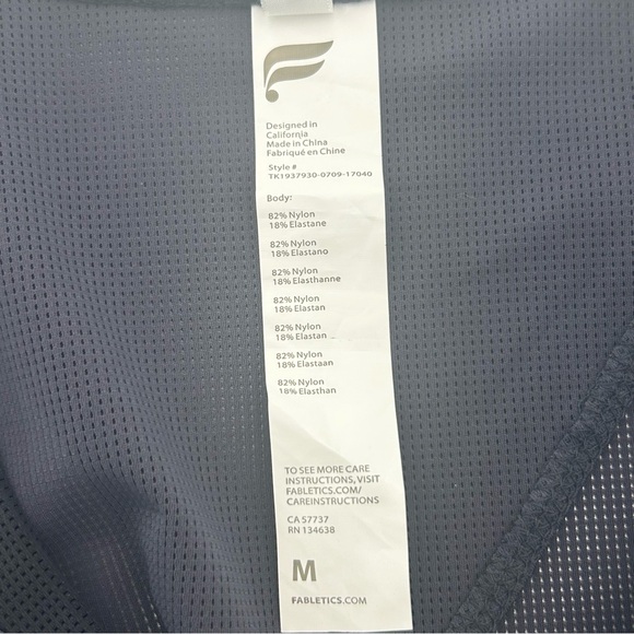 FABLETICS Marissa Tie Up Mesh Tank - Picture 7 of 8
